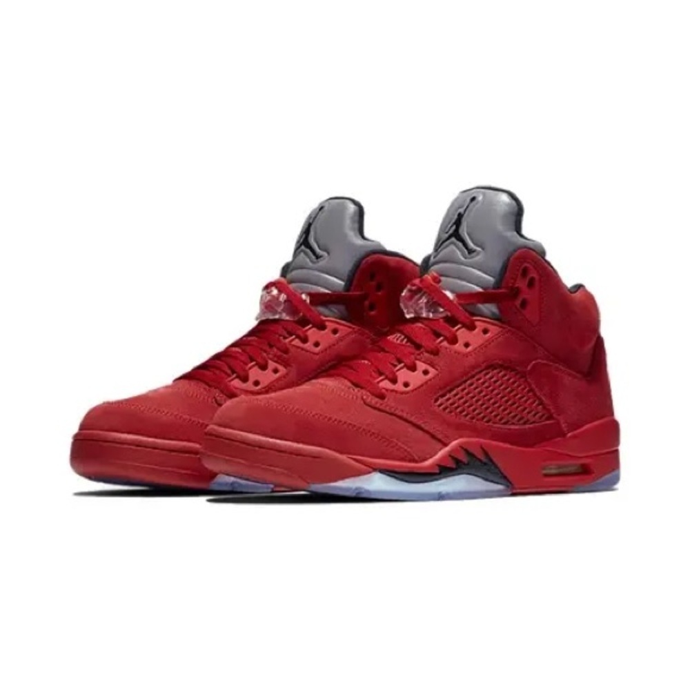 Nike Air Jordan 5 Retro "Red‎ Suede" sneakers Youth Size 6Y